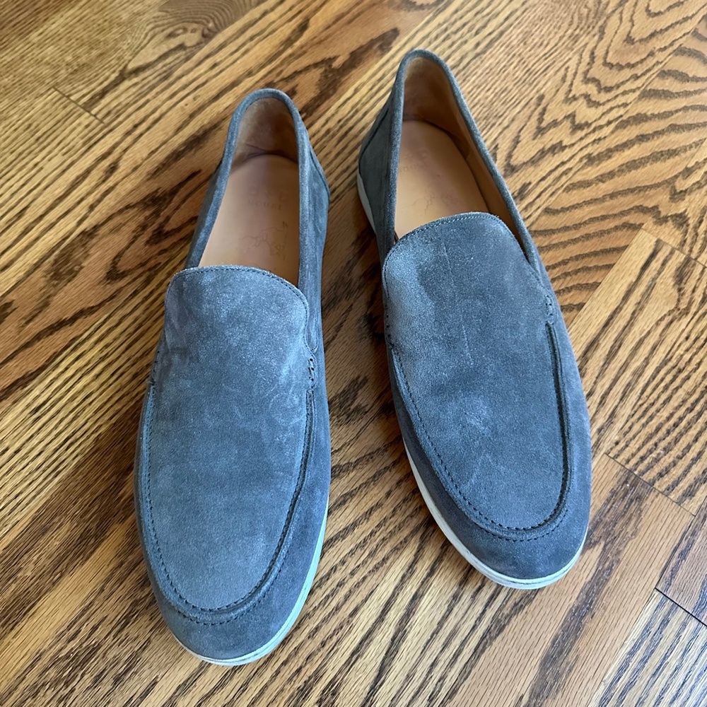 Duke + Dexter Gray Slip-on Loafers Size 11